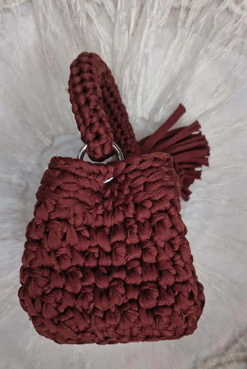 BOLSA DE CROCHÊ (NOVA) - Foto 3