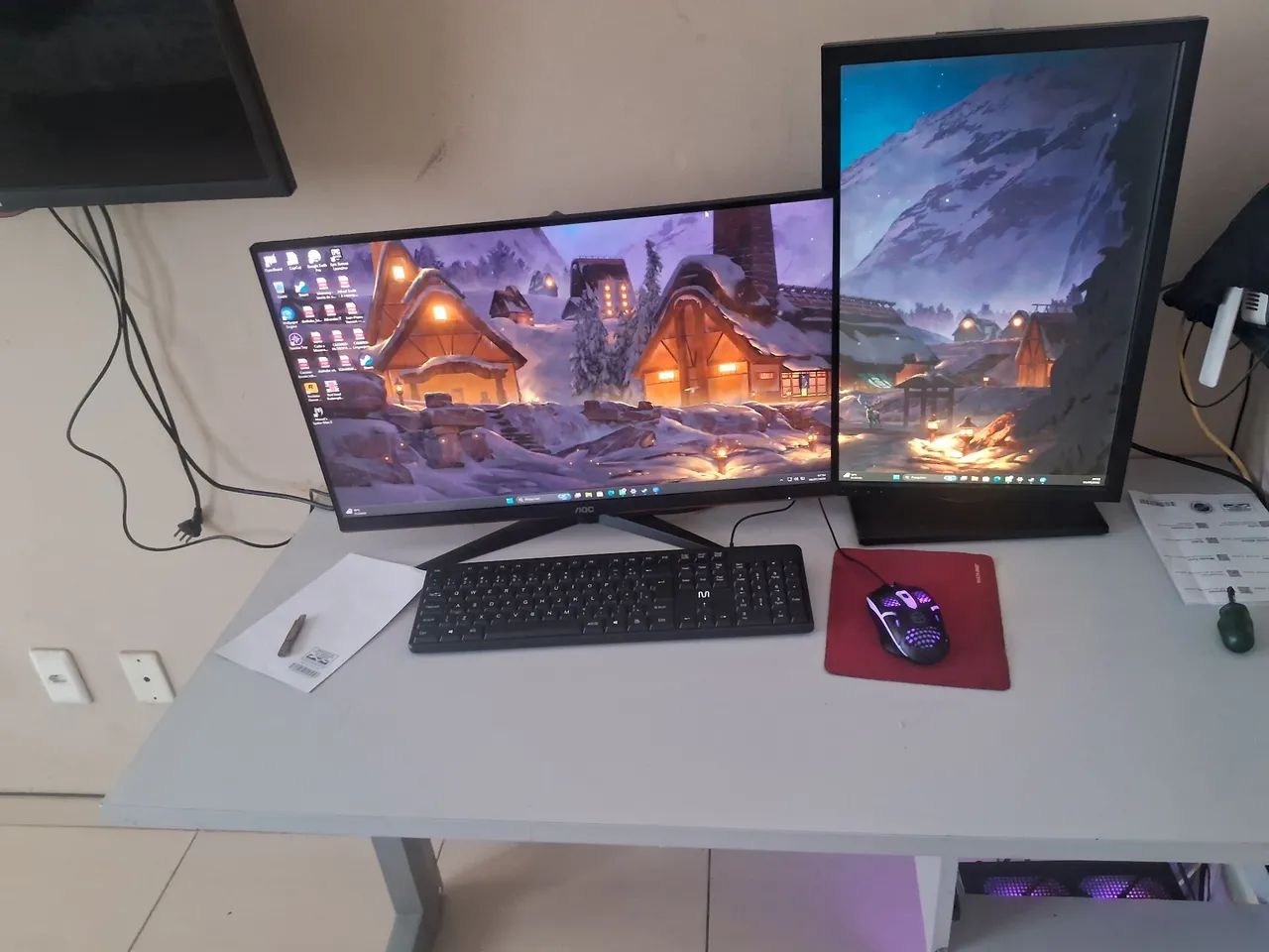PC Gamer com placa de vídeo RX 5700