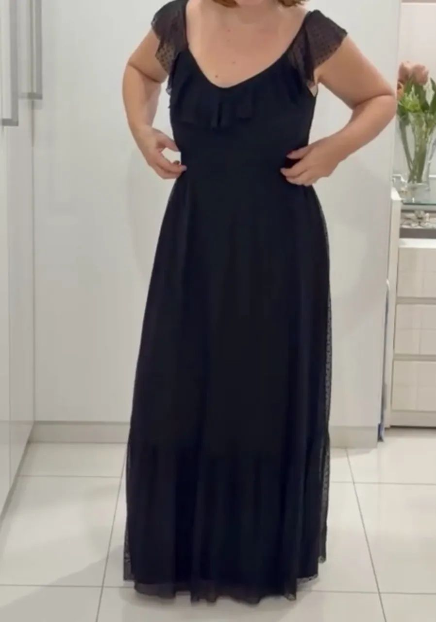 Vestido Tule da Renner