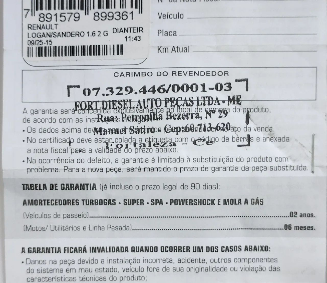 AMORTECEDOR COFAP LOGAN / SANDERO  - Foto 4
