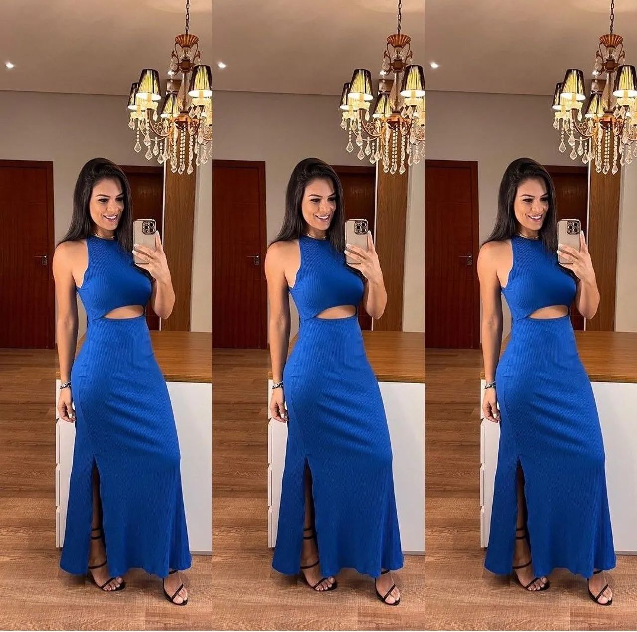 Vestido Canelado 