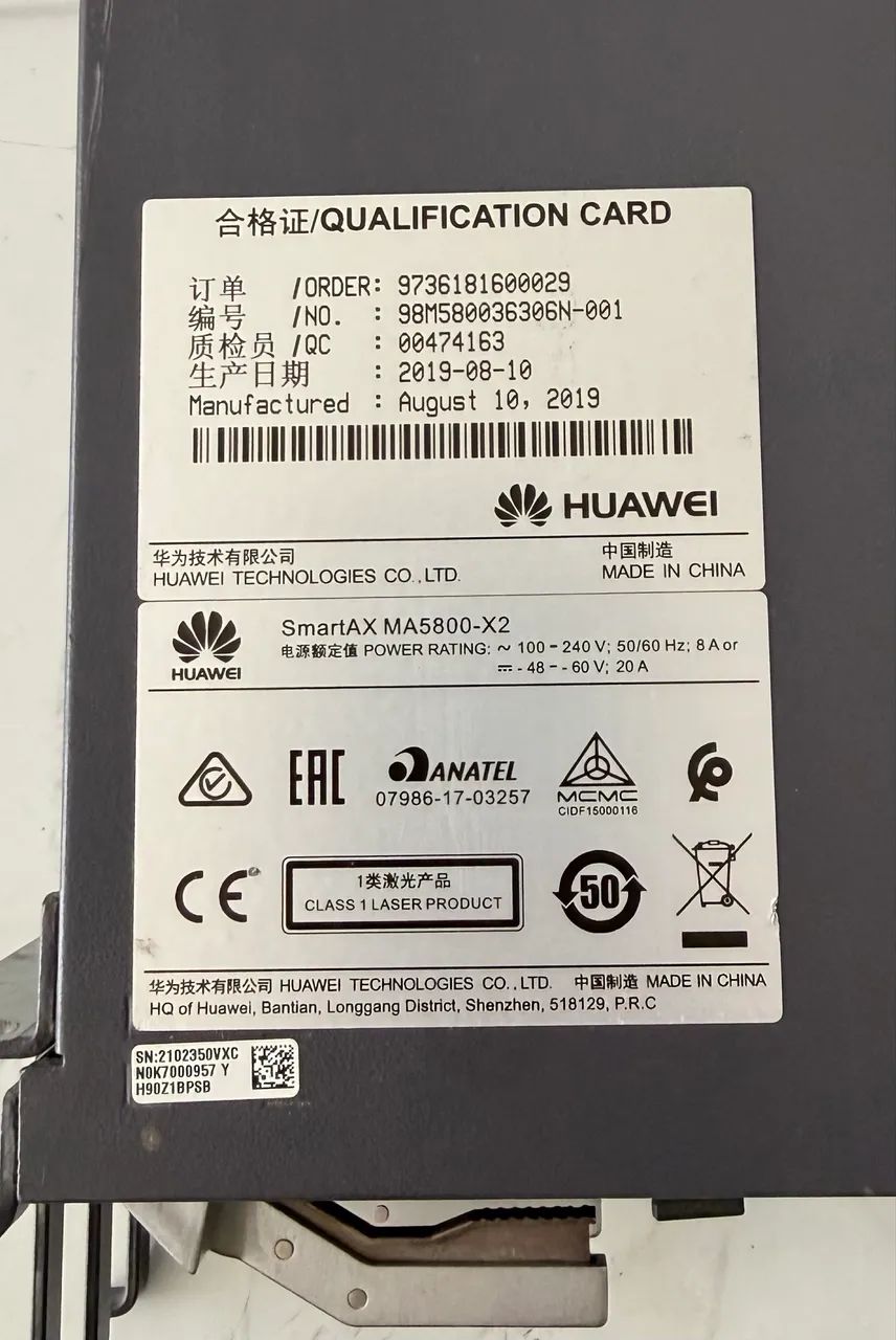OLT HUAWEI MA5800-X2 - Foto 2