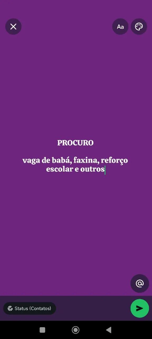 Vaga de emprego