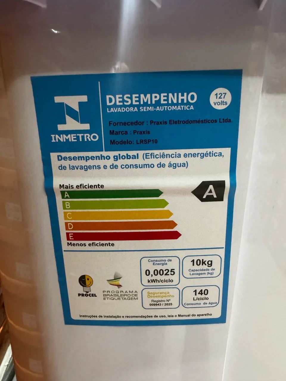 LAVADORA SEMI-AUTOMÁTICA PRÁXIS 10KG - Foto 5