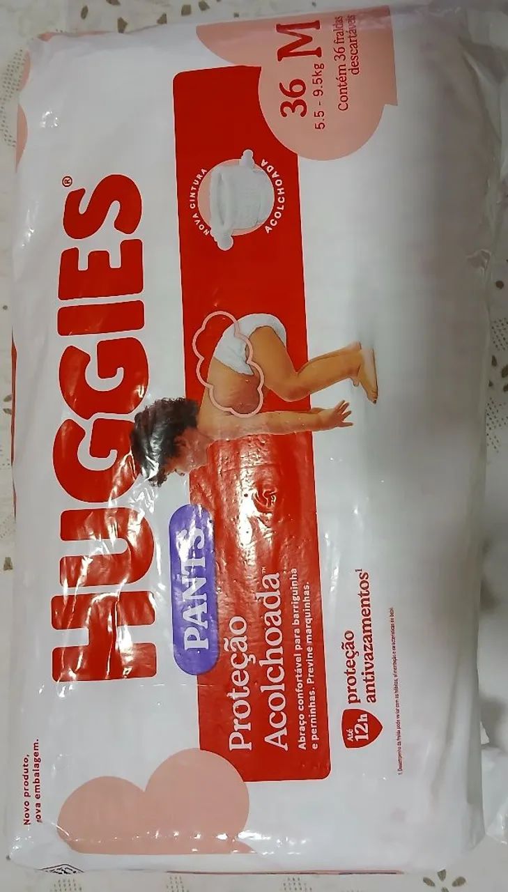 Fralda Huggies Máxima Proteção tamanho M - Foto 3