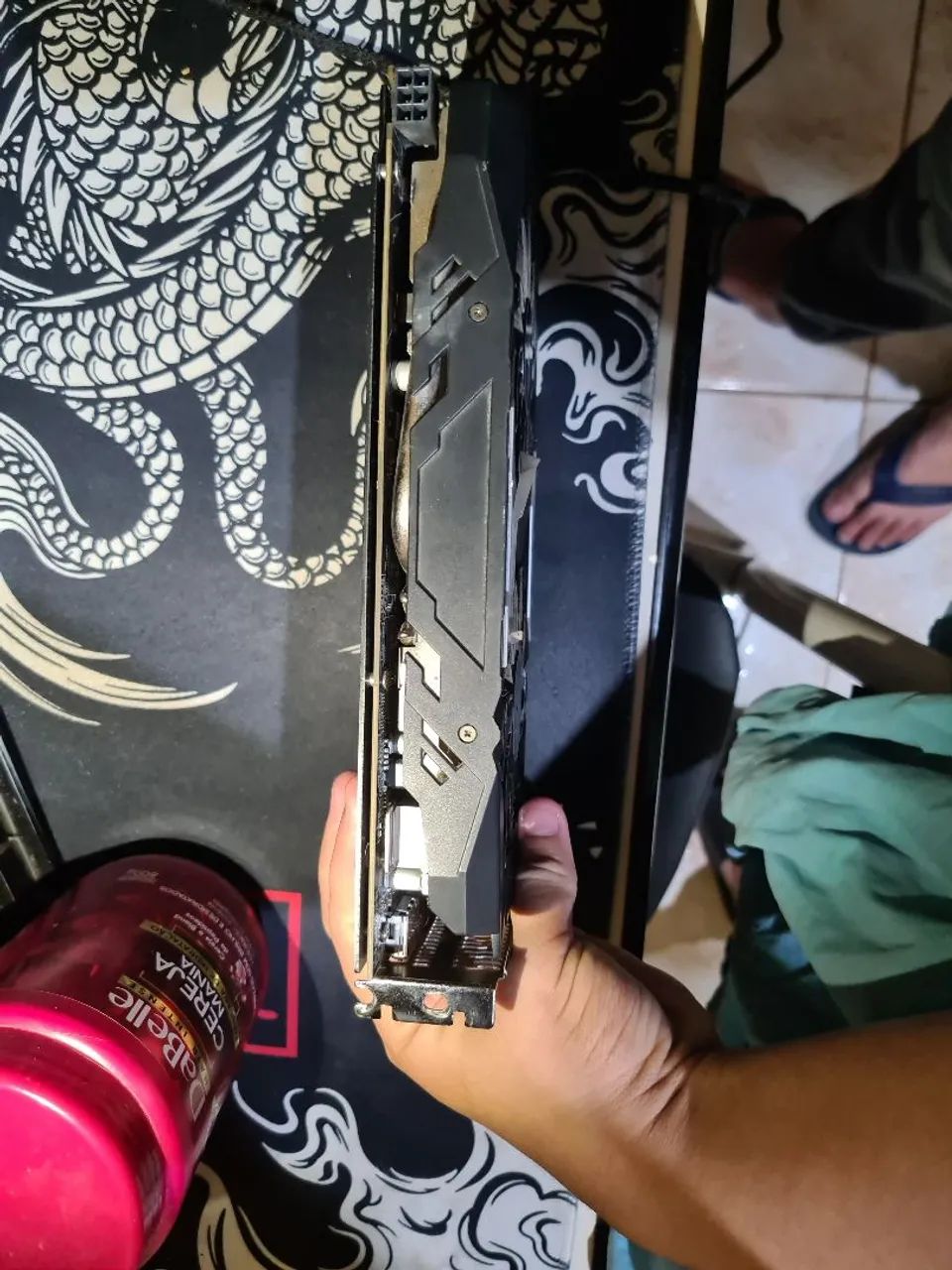 Vendo placa de video Rx 470 4gb power collor - Foto 4