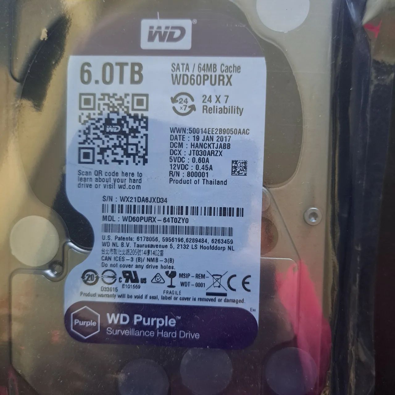 HD purple 6tb