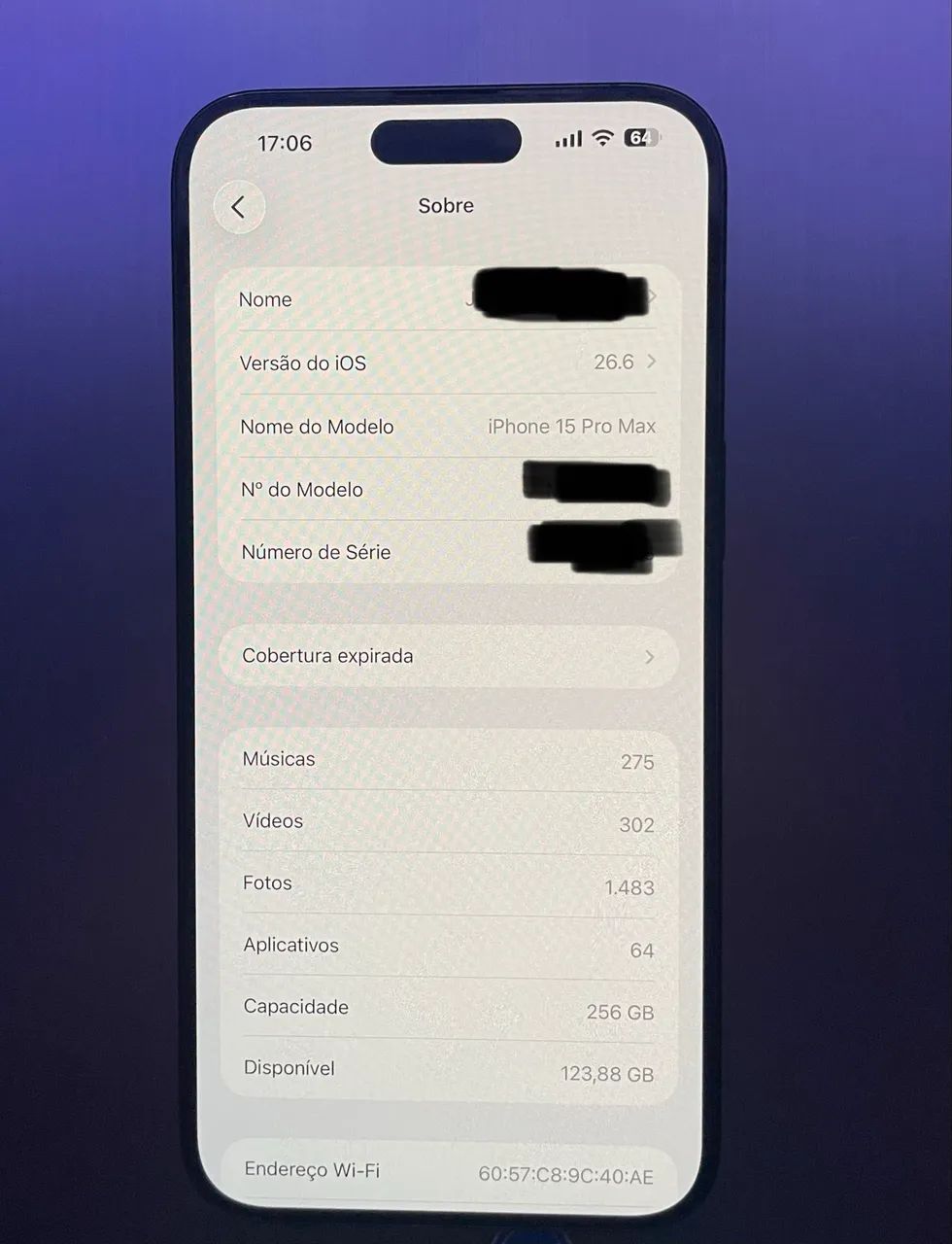 iPhone 15 Pro Max 256g - Caixa, Cabo, 5 Capinhas, 2 película, privacidade  - Foto 4