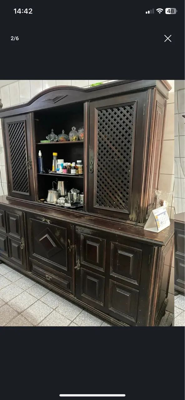 Armário de Sala ou Cozinha Madeira  - Foto 4