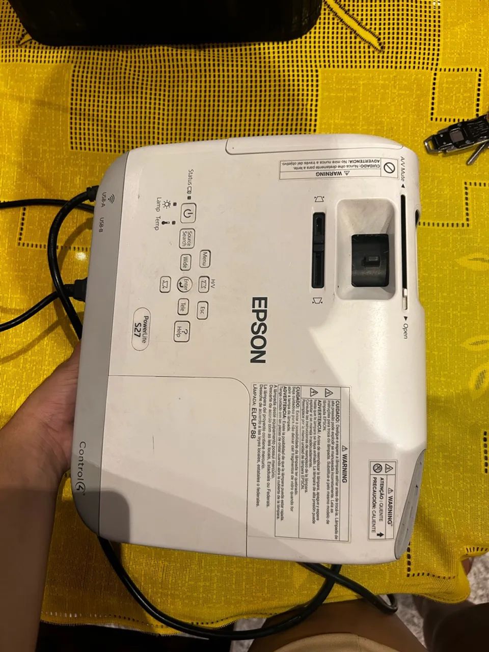 Projetor Epson PowerLite S27 - Foto 4