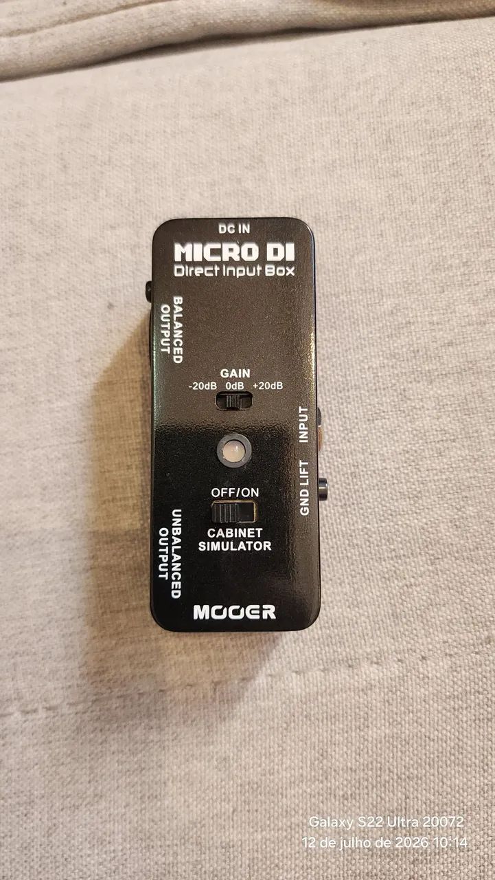 Direct box  mooer com simulação de caixa 