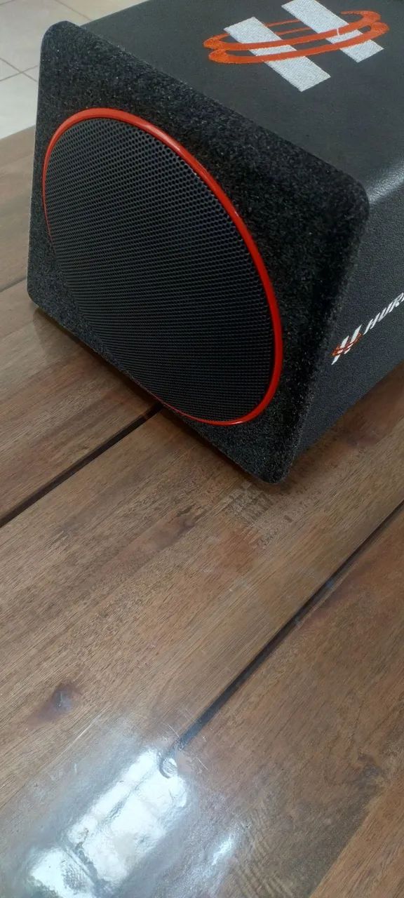 Caixa com Subwoofer Hurricane (amplificda) - Foto 4