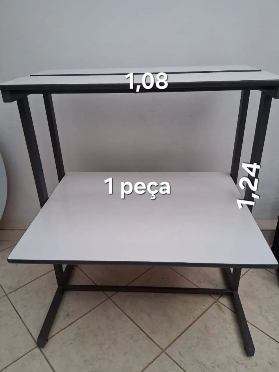Mesa escritório para computador e impressora 