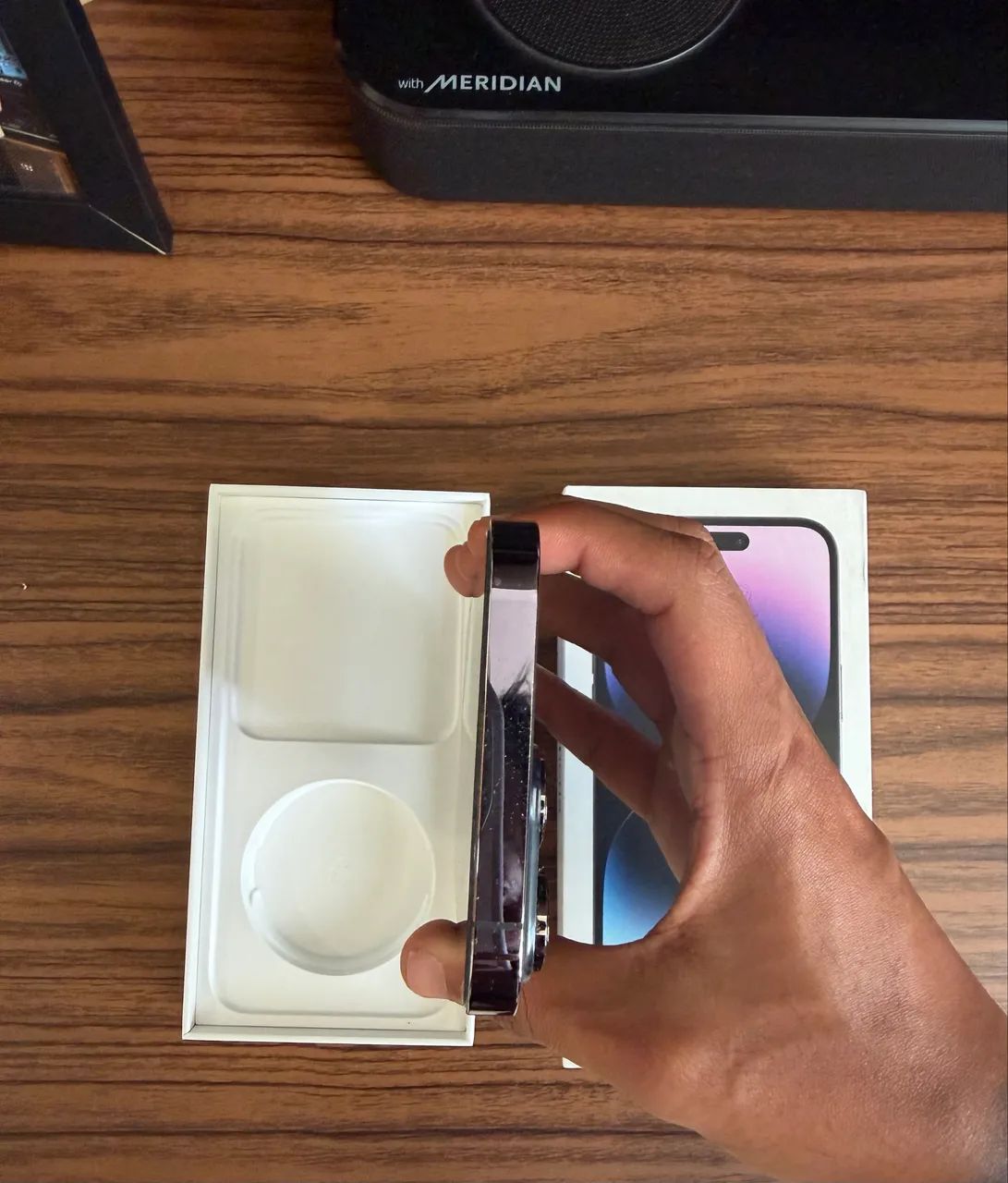(BAIXEI) iPhone 14 Pro Max Roxo 128G - Foto 4