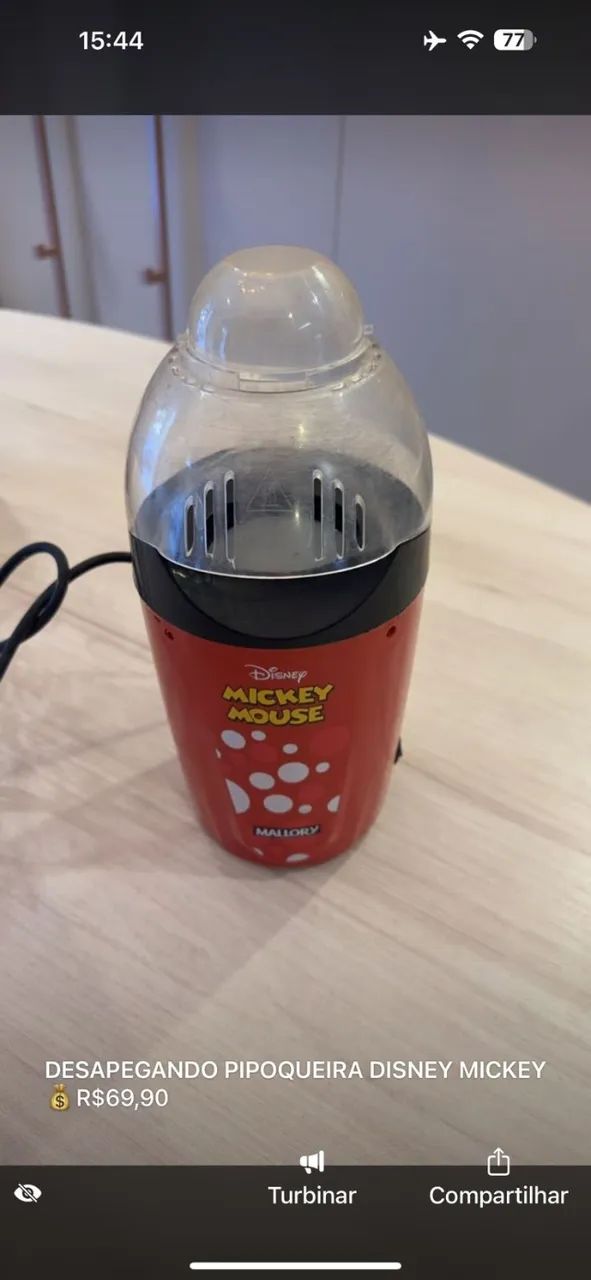 PIPOQUEIRA ELETRICA DISNEY MICKEY 