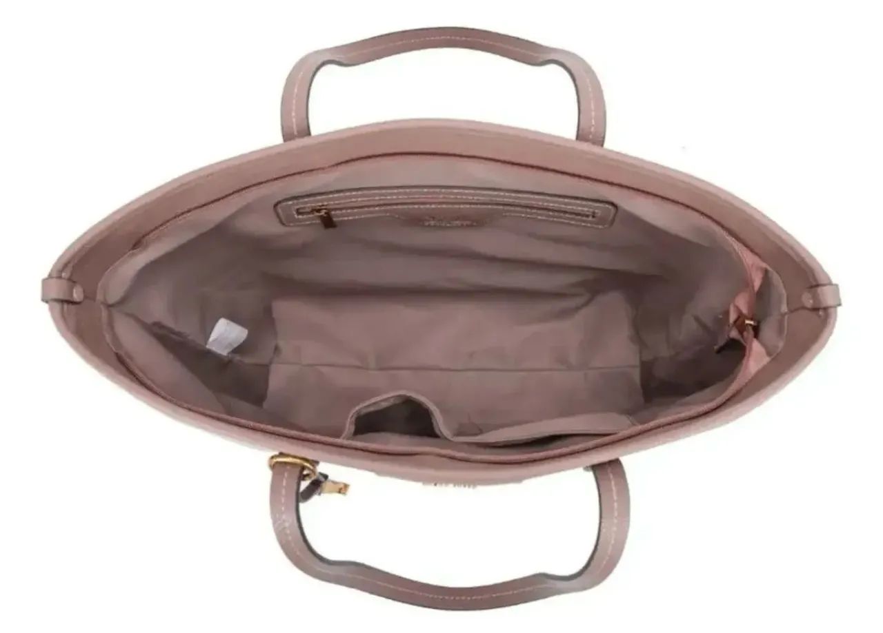 Bolsa Shopper Santa Lolla Floater Cinza Stone - Estilo Sofisticado  - Foto 3