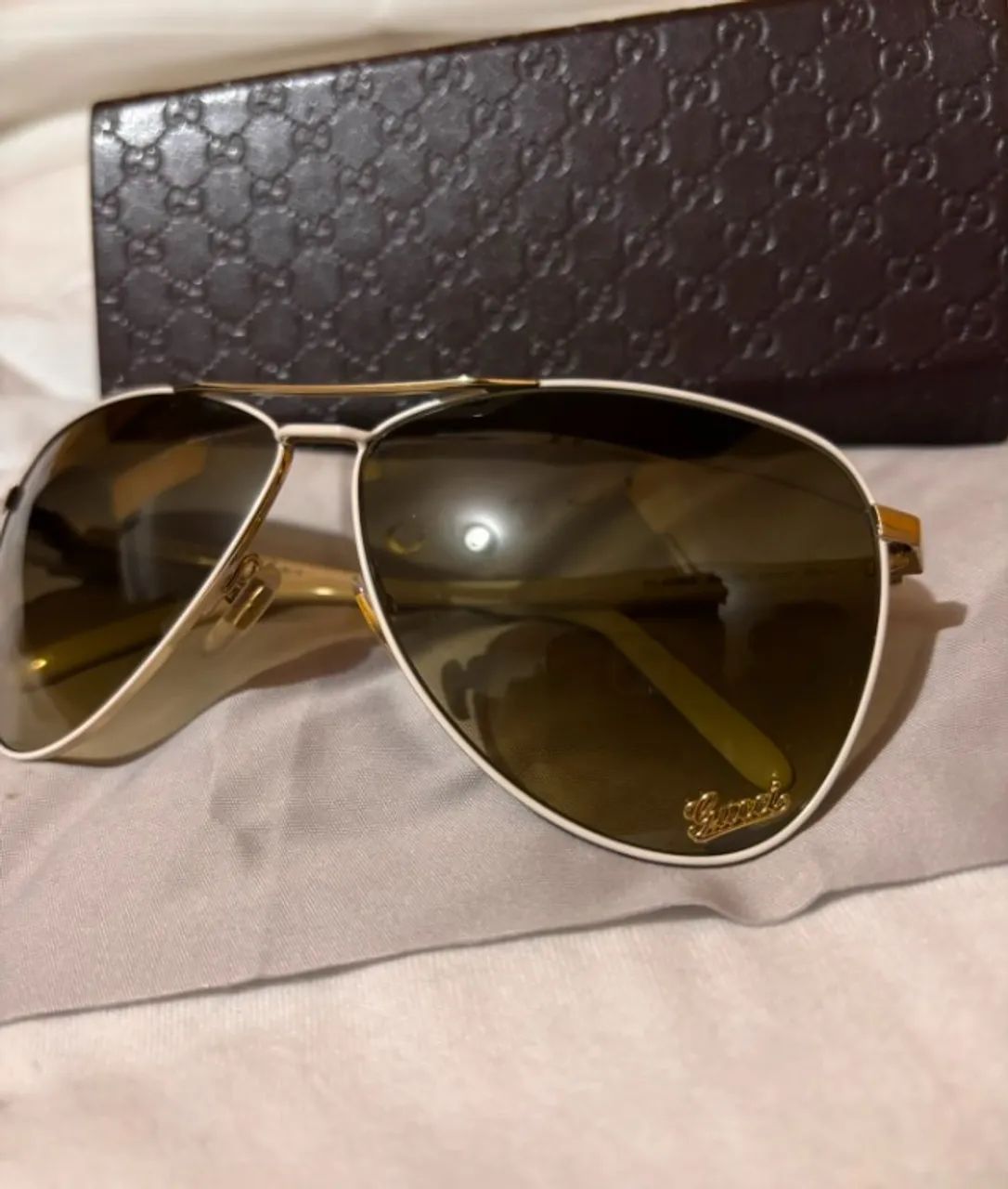 ÓCULOS GUCCI GG 4209/S Branco - Foto 2