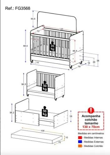 Berço que vira cama - Foto 4