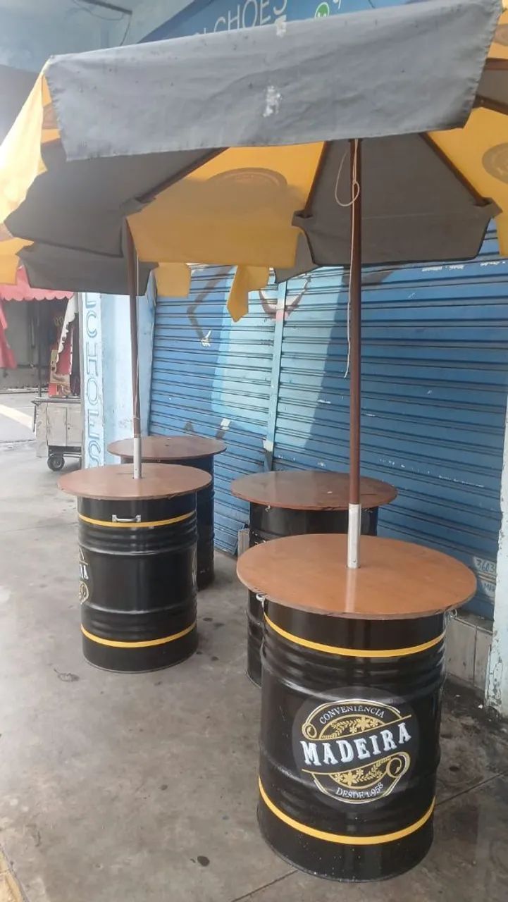 Kit tambores e ombrelone 