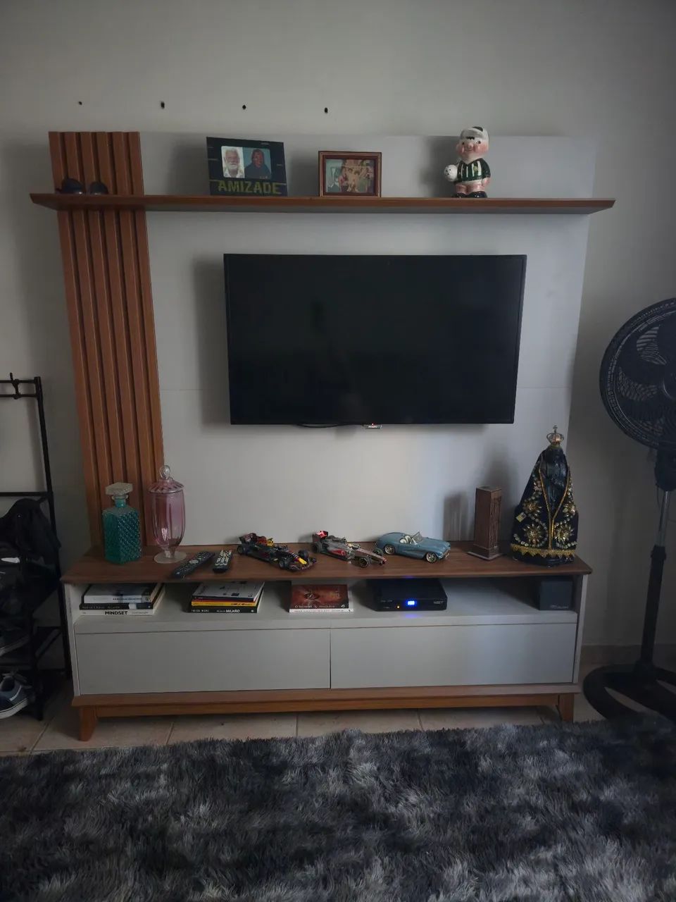 rack com painel ripado
