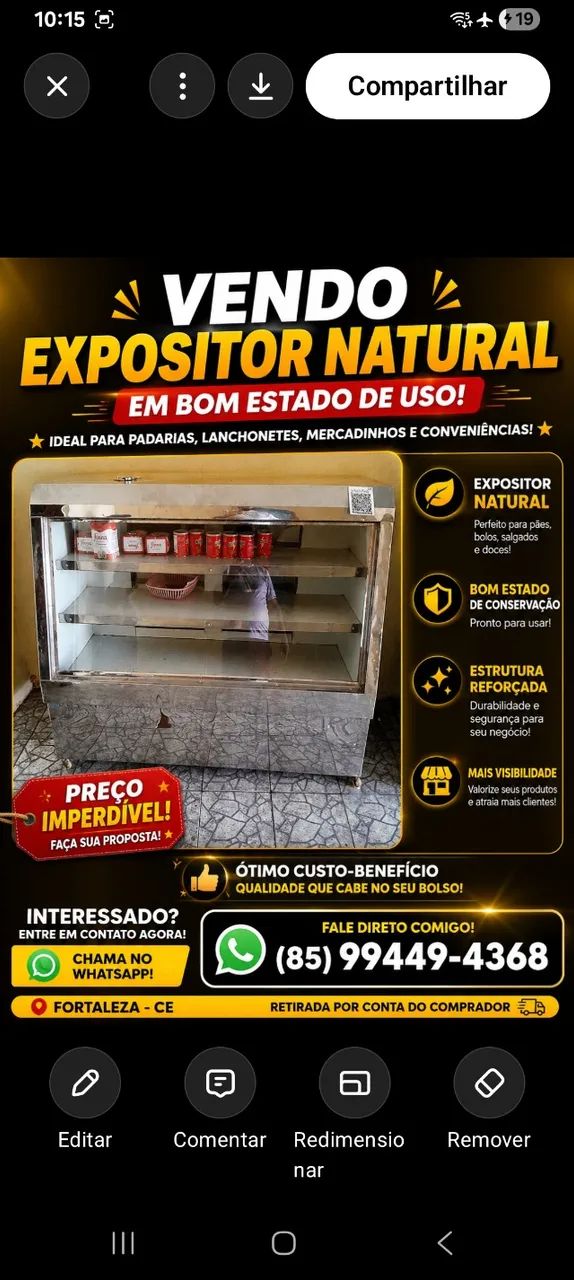 Expositor natural 
