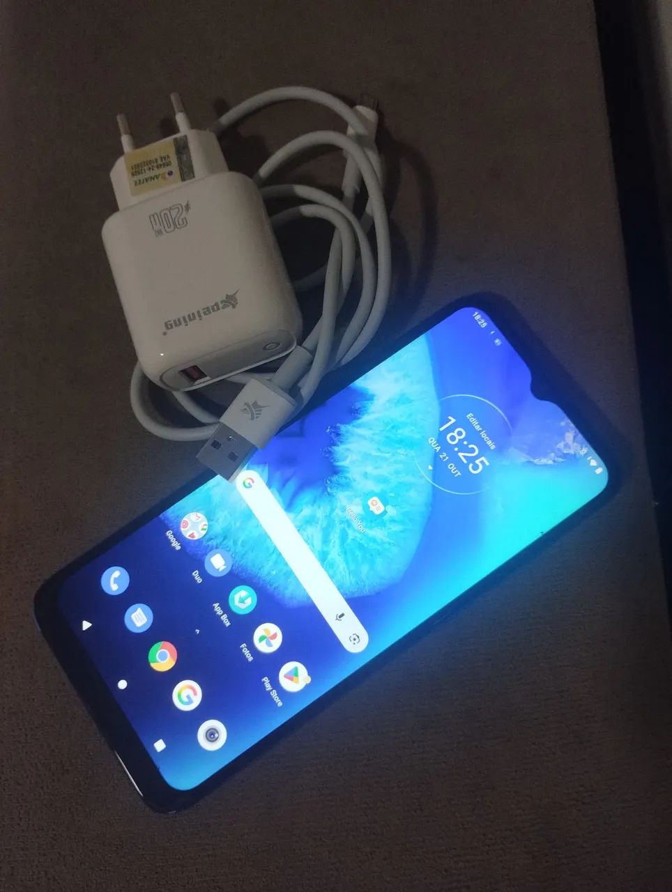 Celular funcionando perfeitamente Moto G8 Power lite