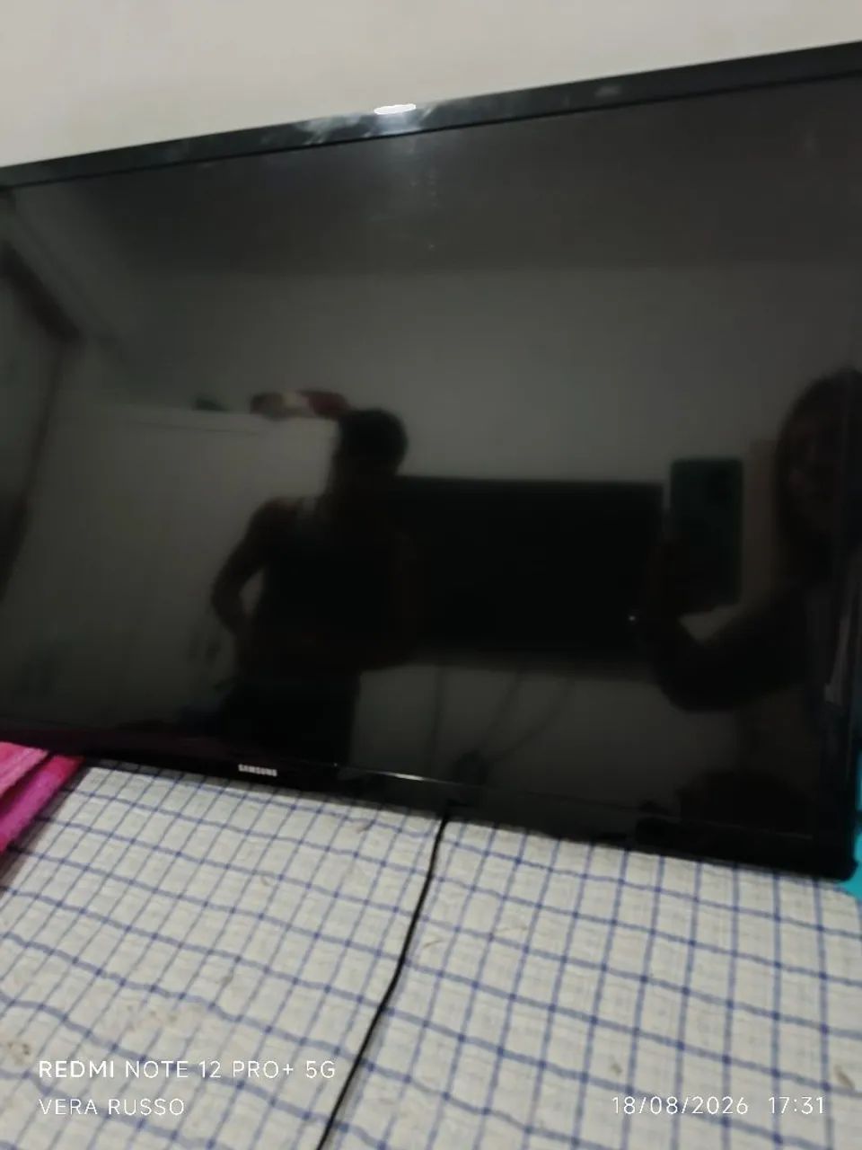 Tv Samsung Smart 32 com controle  - Foto 5