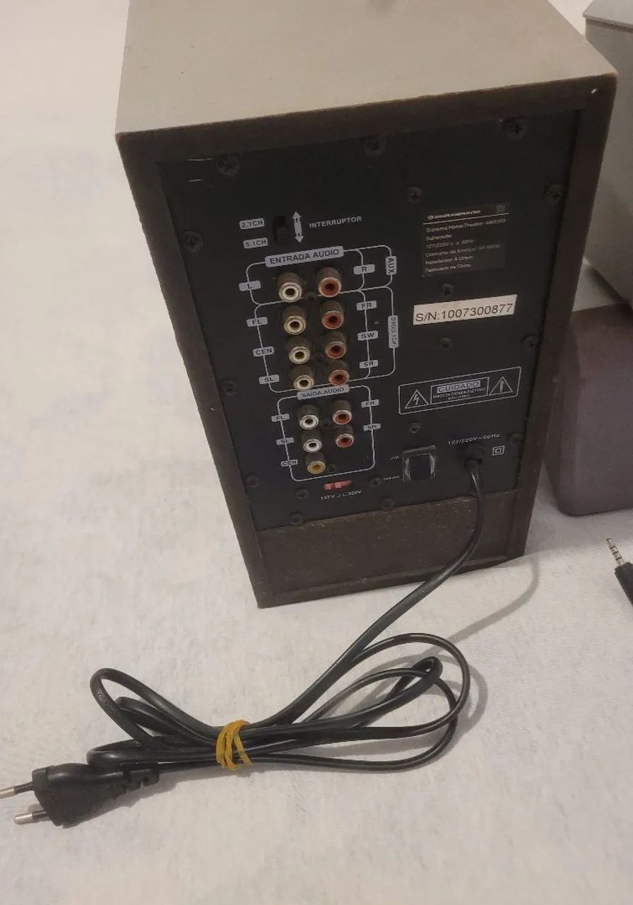 Home theater durabrand 5.1 prata  - Foto 2