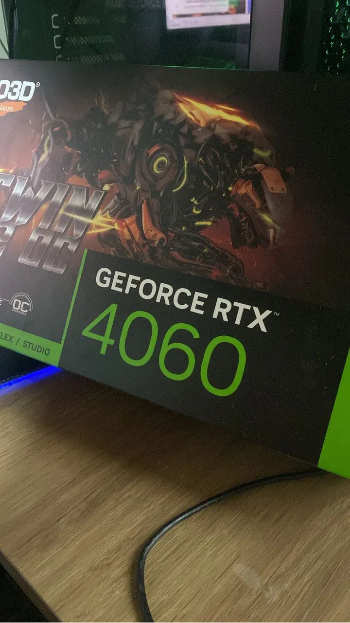 Placa de vídeo Nvidia GeForce 4060 2twin oclock  - Foto 3