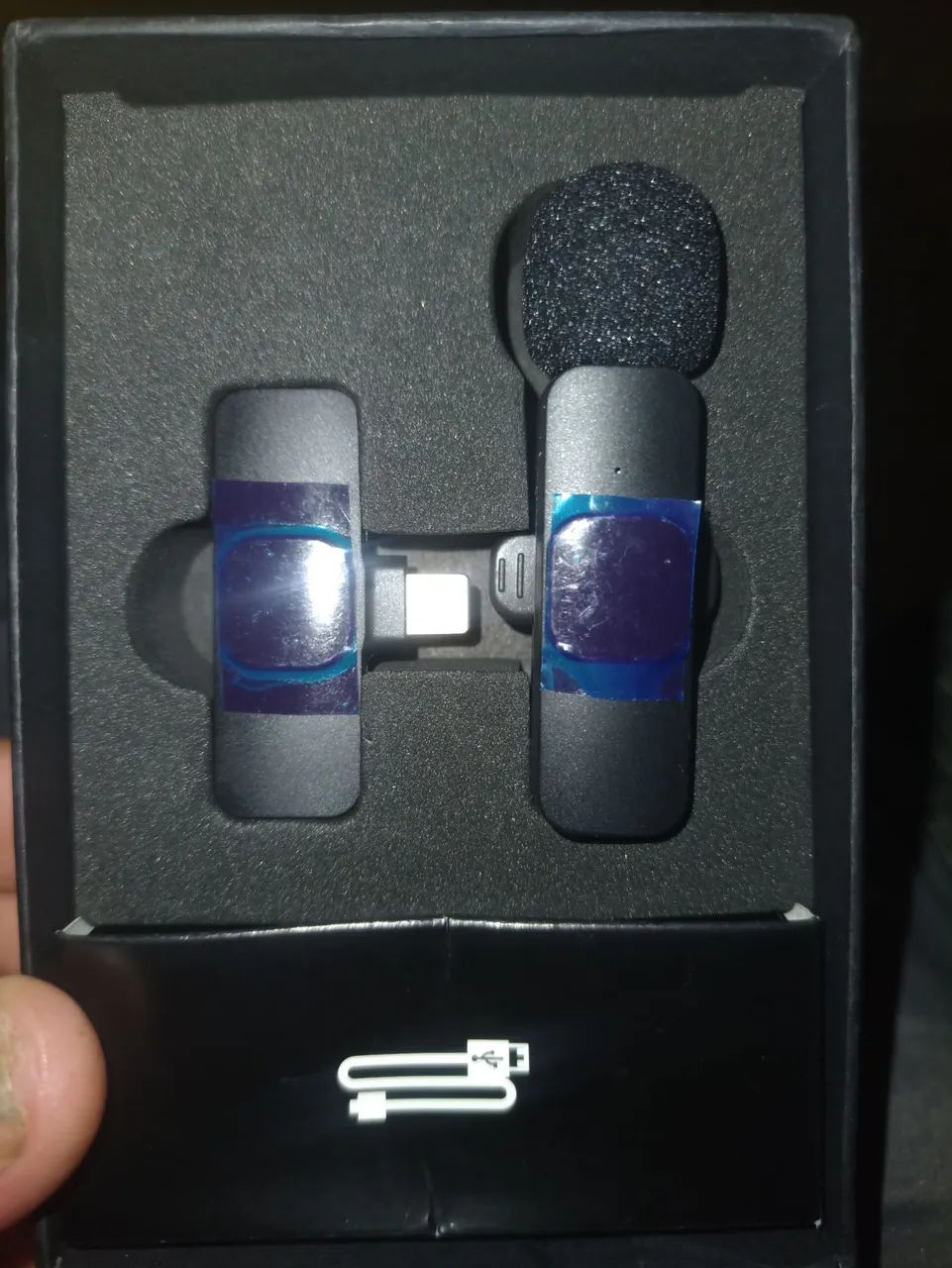 Microfone wireless K9 para Iphone 