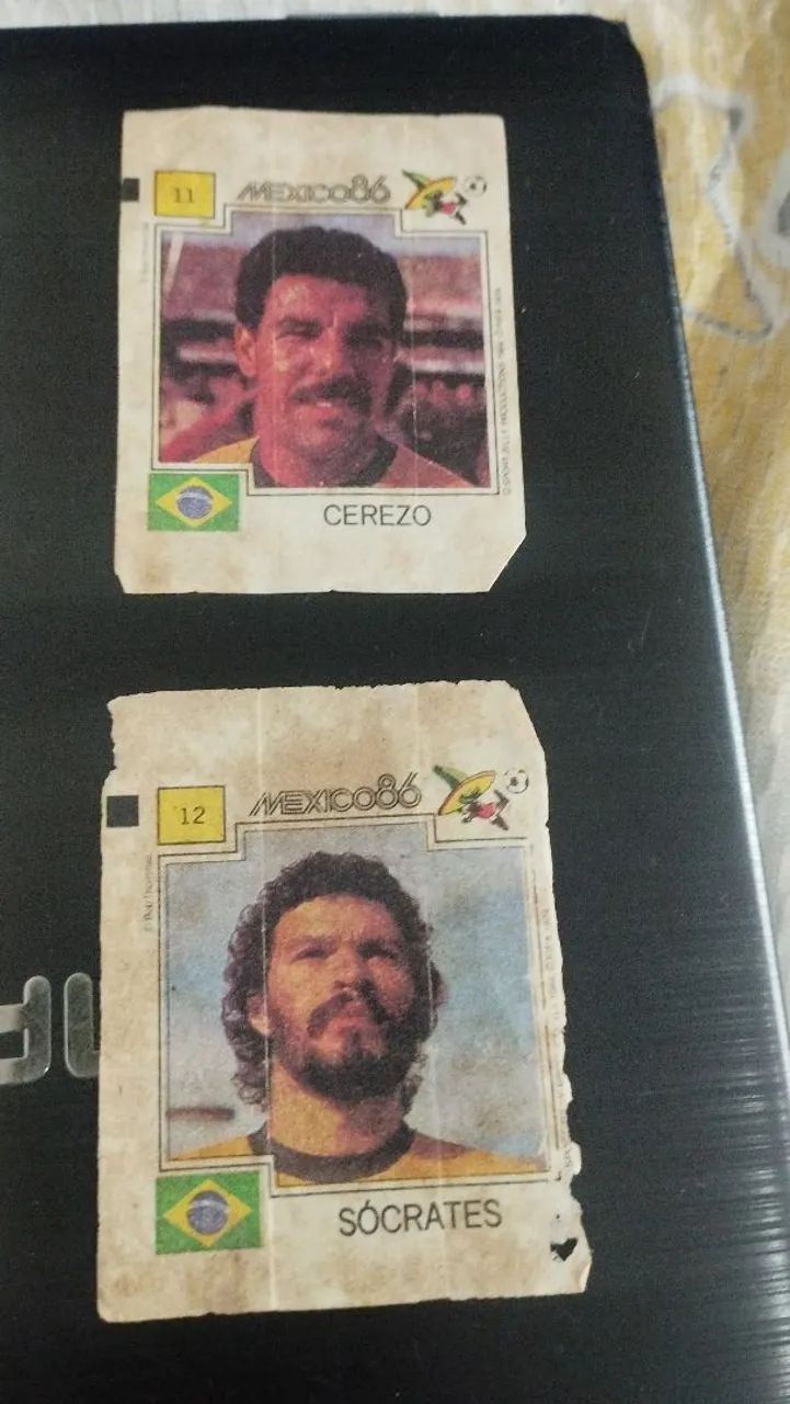 Figurinhas da copa de 86 