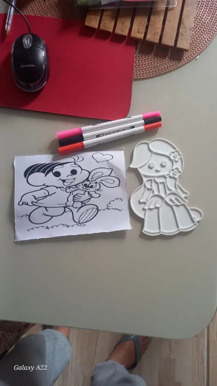 Princesa pra colori feito impressora 3d - Foto 2