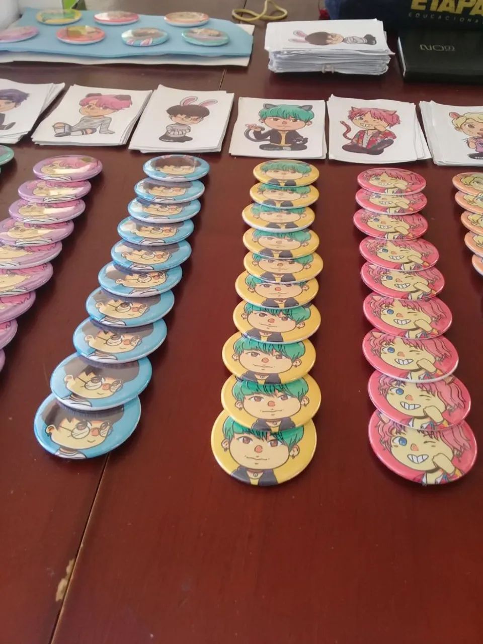 BTS kpop bottons broche conjunto  - Foto 2