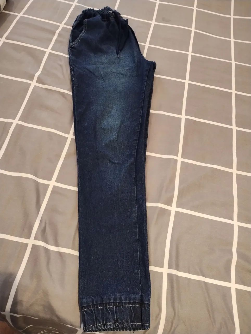Calça jeans jogger unisex Tam P - Foto 3