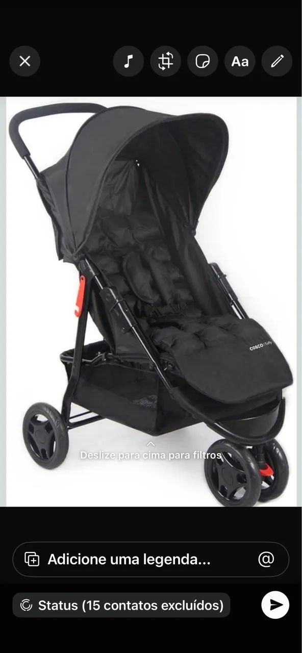 Carrinho de bebê Cosco 