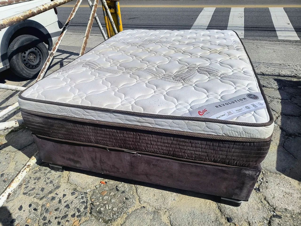 BASE BOX COM COLCHÃO DE CASAL  - Foto 4