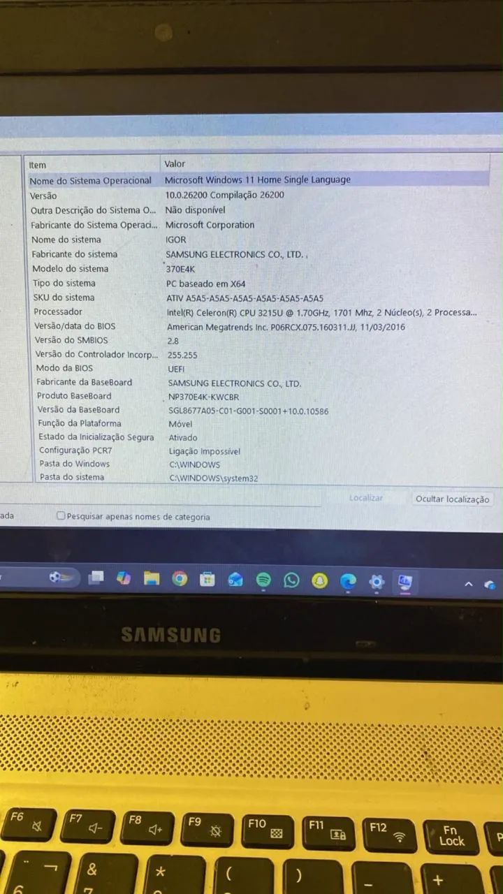 Notebook Samsung  - Foto 3