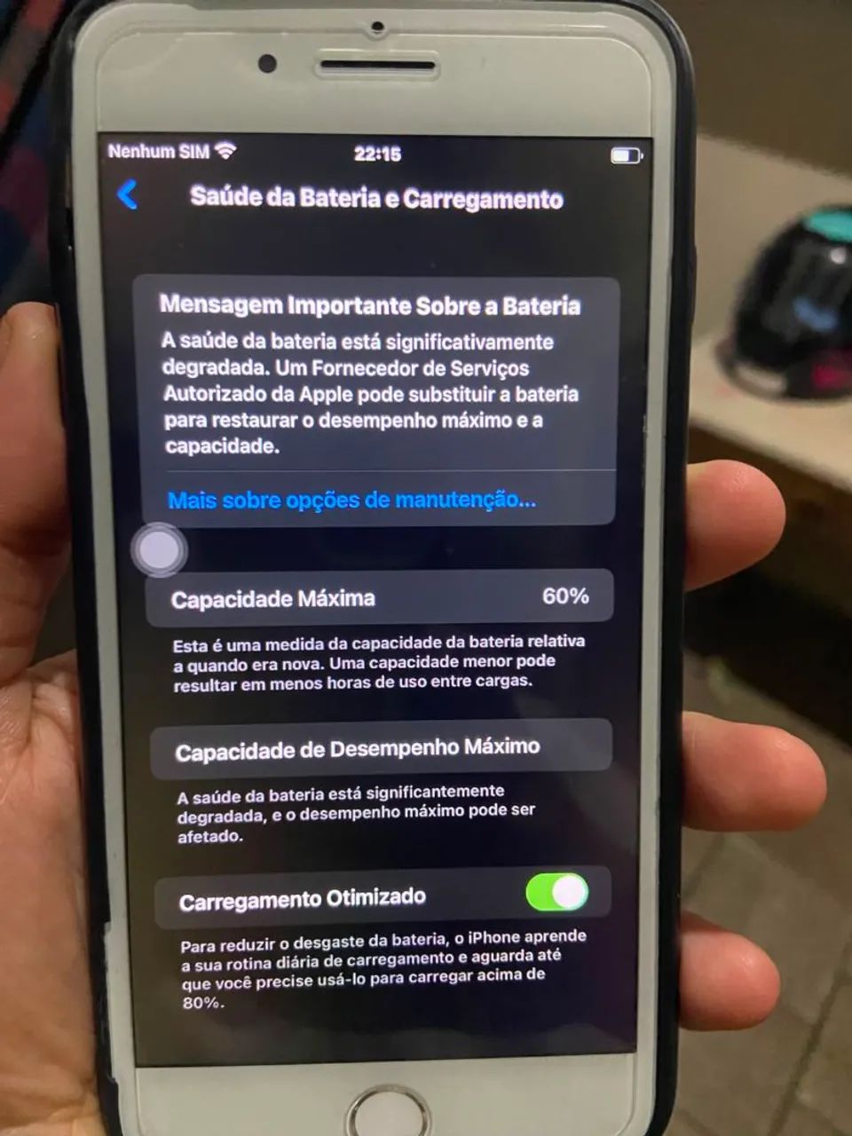 ? iPhone 8 Plus 128GB Branco - Leia a descrição - Foto 2