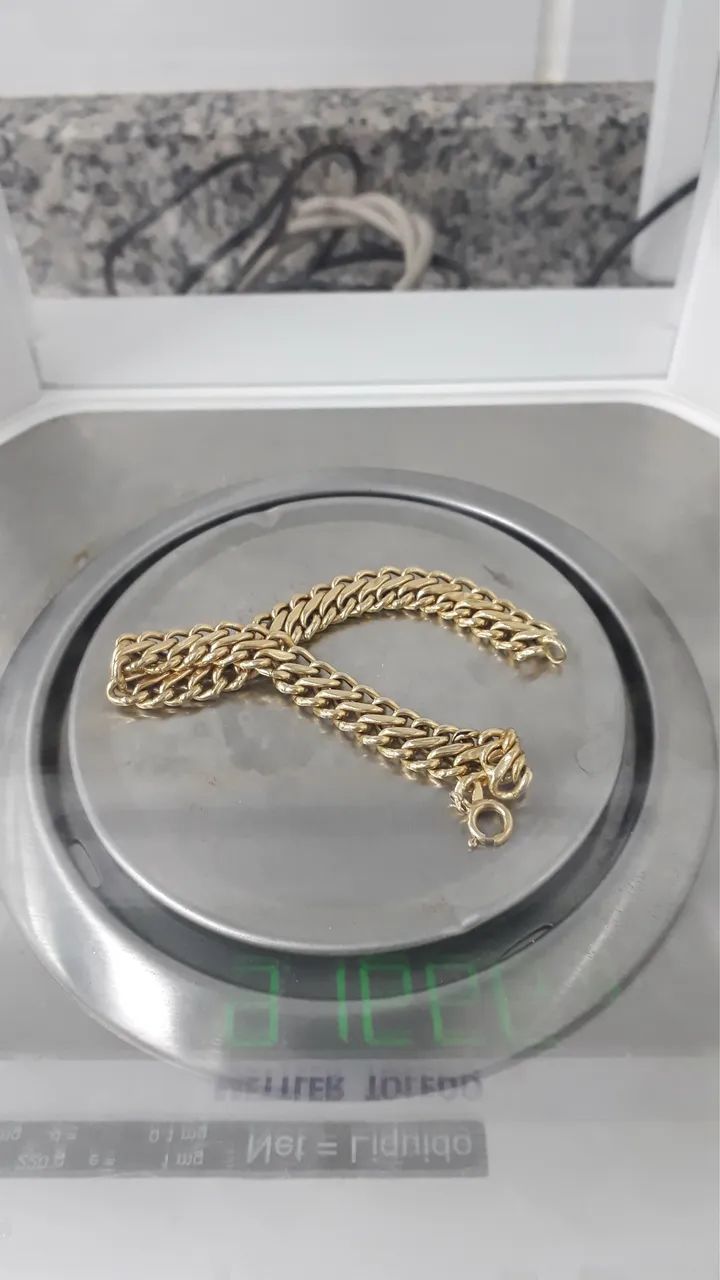 Pulseira Lacraia Ouro 18k  - Foto 2