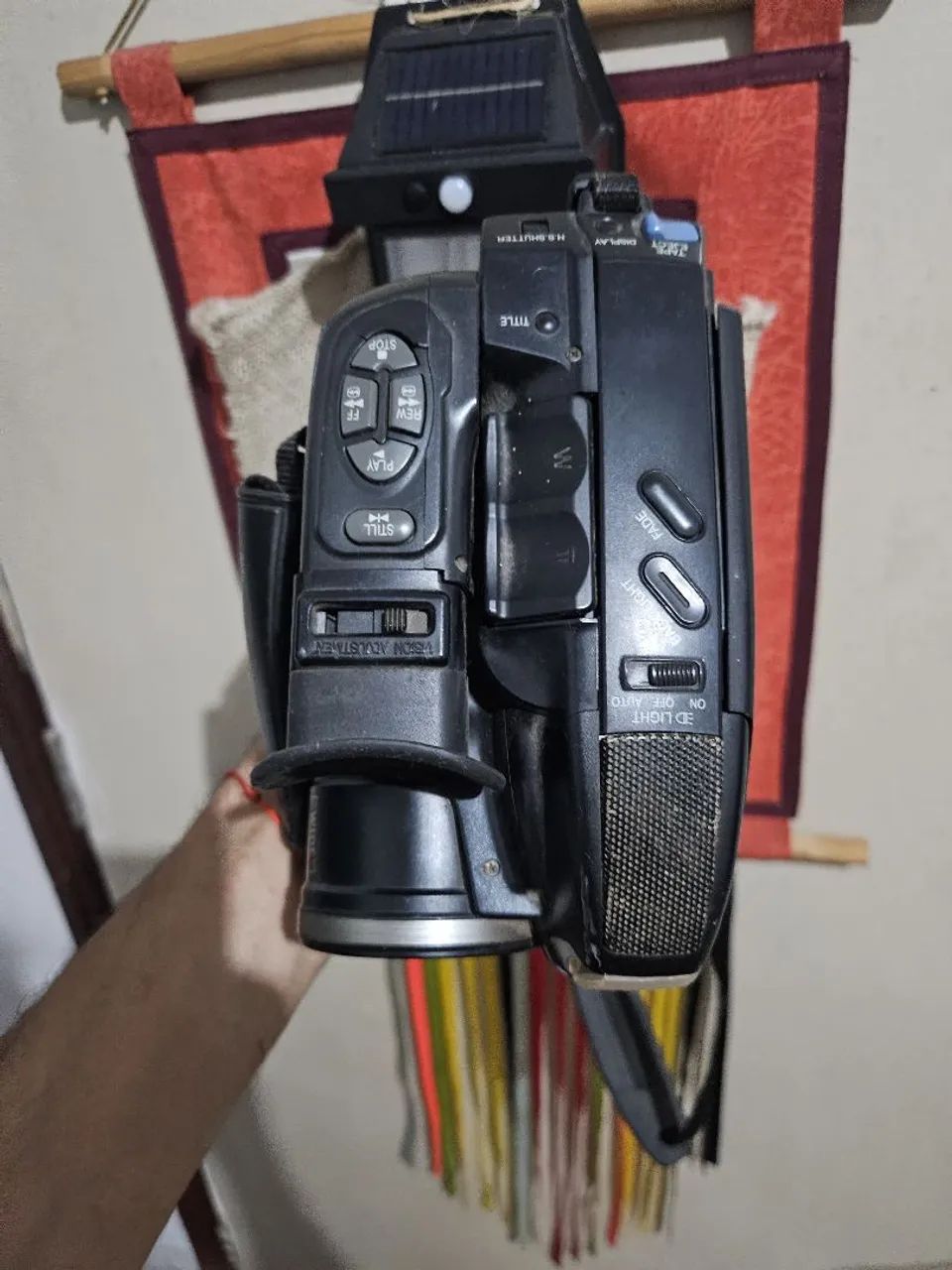 Filmadora Panasonic Palmcorder VHS-C RJ27 - Retrô/Vintage - Foto 6