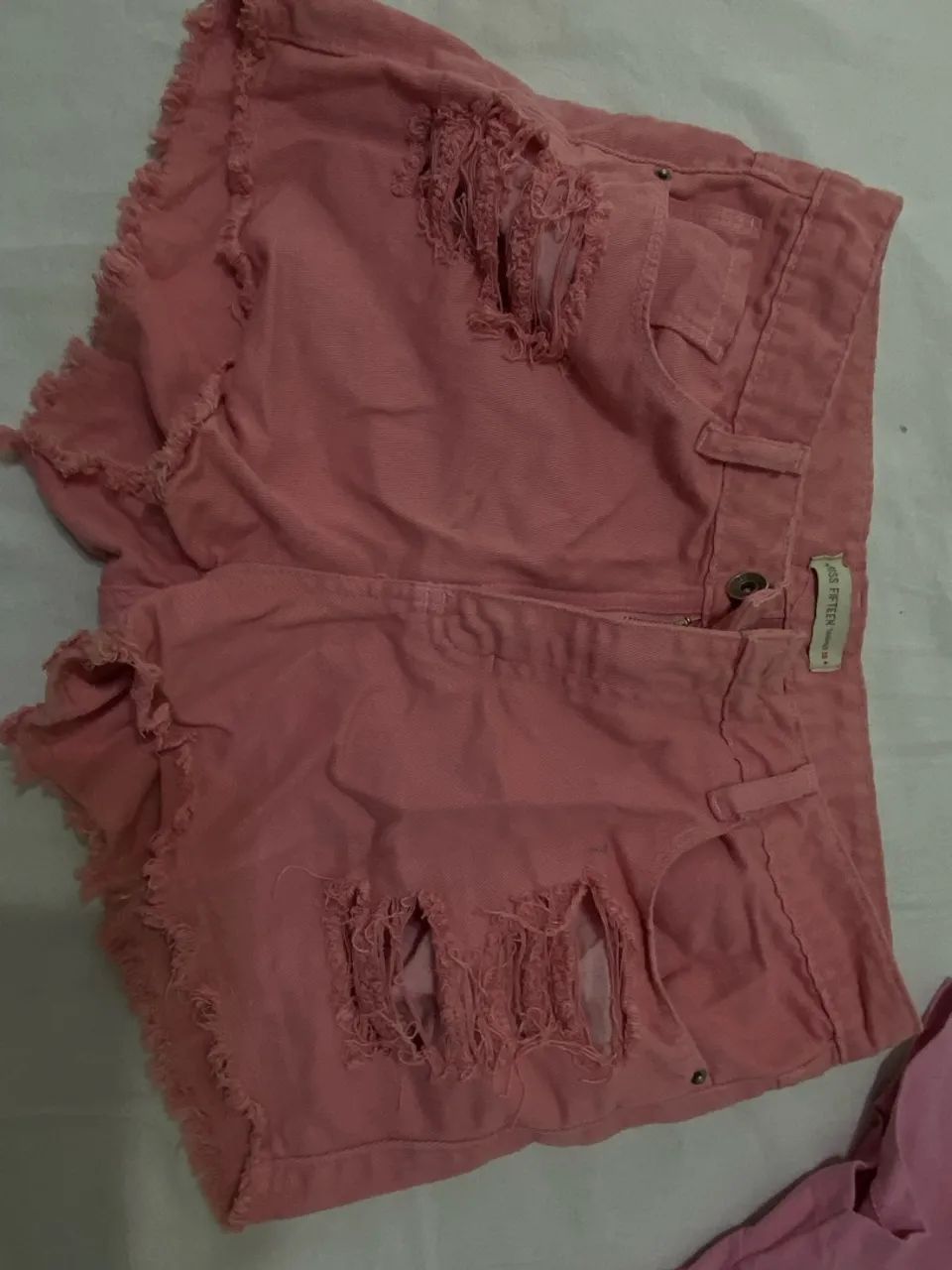 short jeans rosa - Foto 2