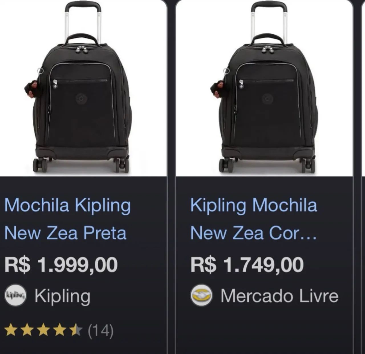 Mochila Klipping Preta
