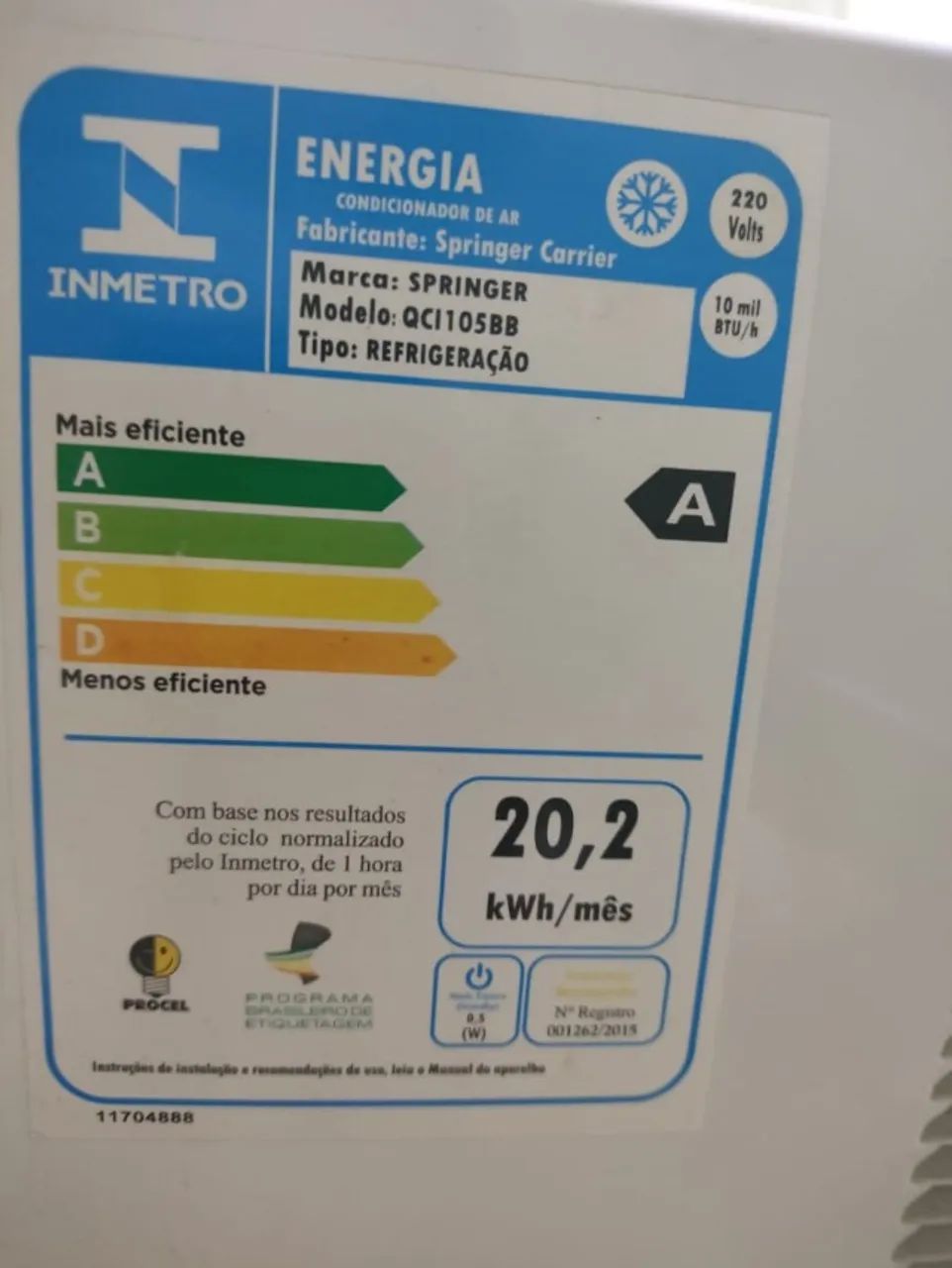 Ar Condicionado 10.000 Btus - Foto 2