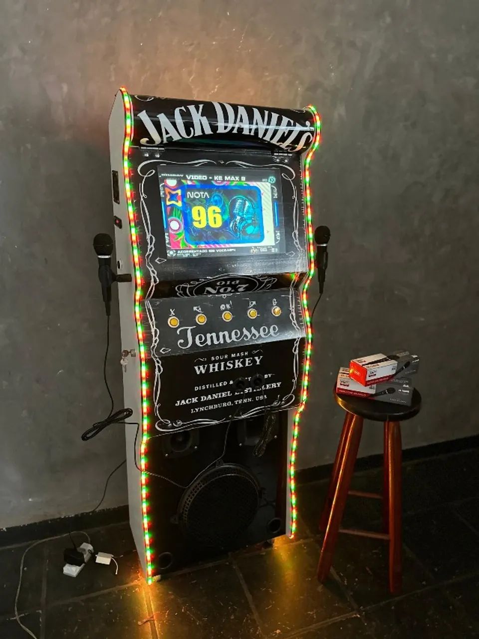 Karaoke e Jukebox Bluetooth Leds