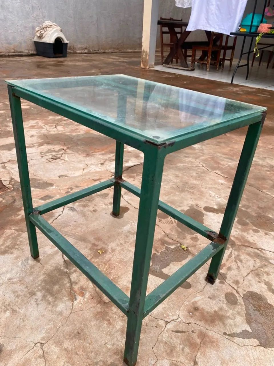 MESINHA DE APOIO COM BASE E VIDRO - Foto 2
