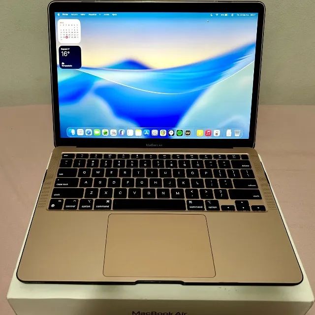 MacBook Air M1 Apple 256GB Rose Gold Completo na Caixa - Bateria