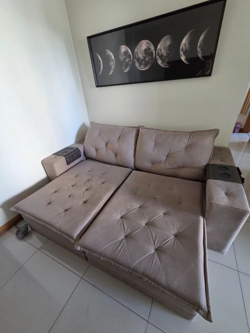 Sofá 2.20 largura x 1.70 com ele aberto