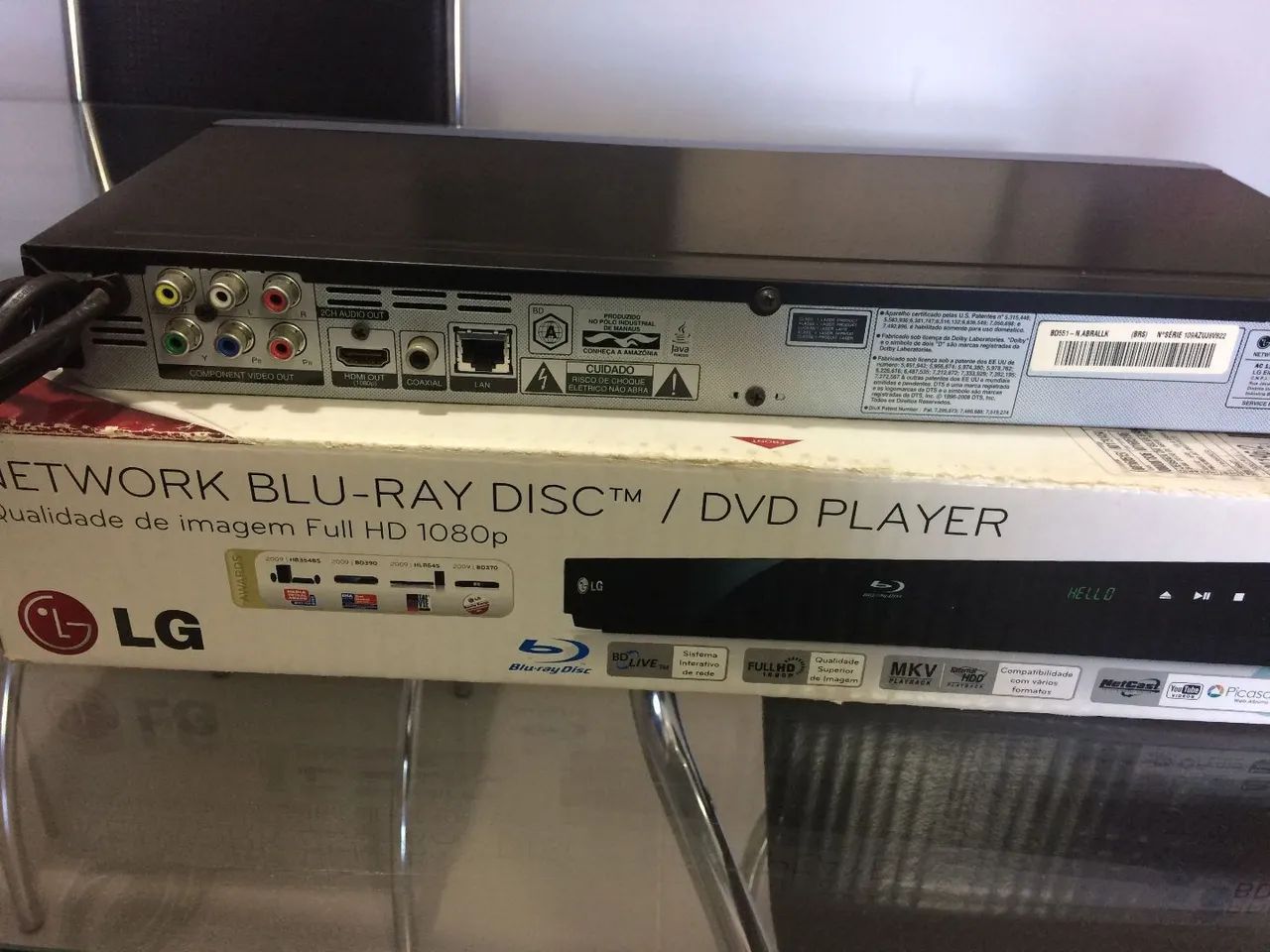 Blu-ray DVD Player LG BD550 - Foto 2