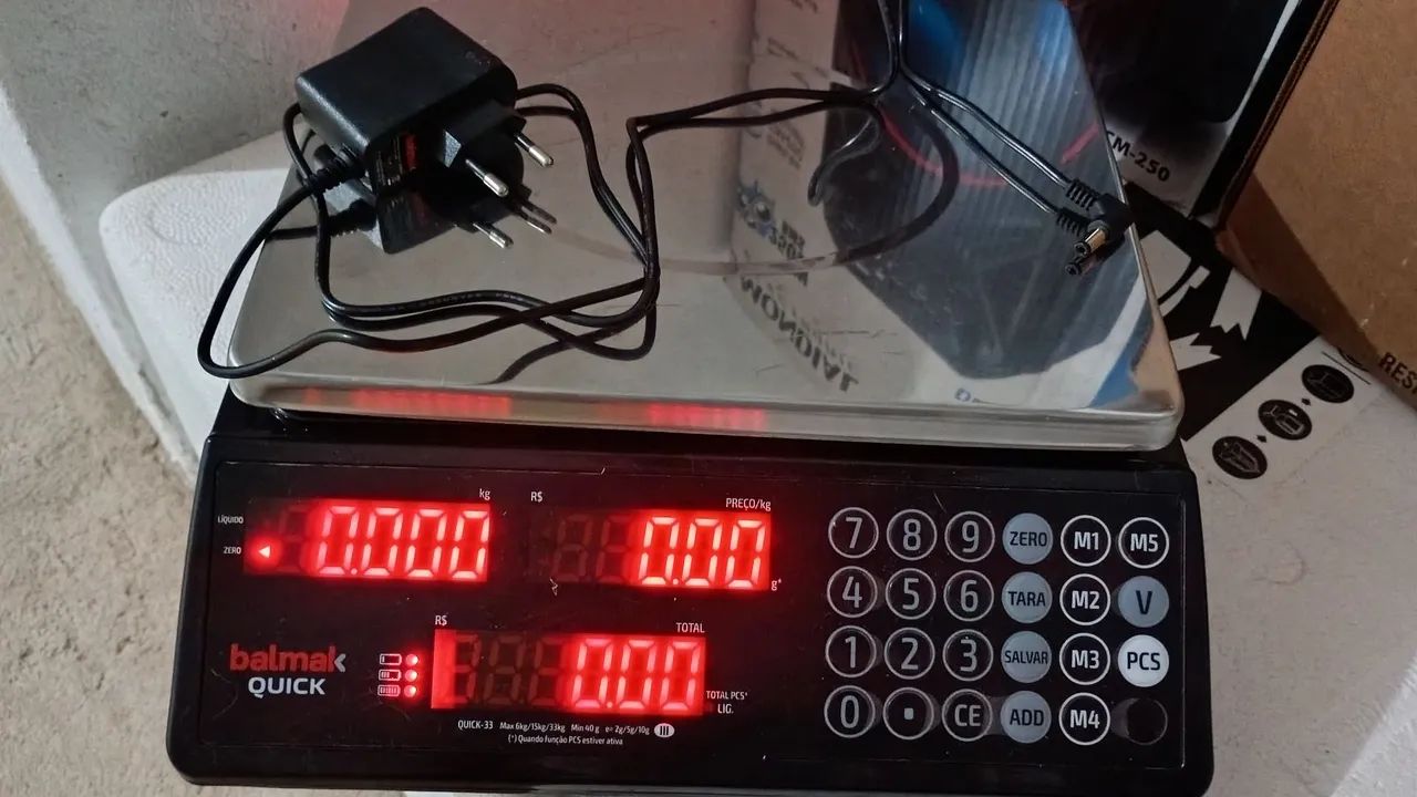 Balança Digital comercial 33 kg, pesadora, computadora Inox - Foto 4
