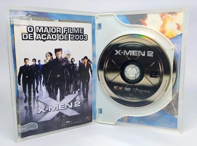 Box DVD X-Men Coleção (X-Men 1.5 + X-Men 2) - 4 Discos + Luva e